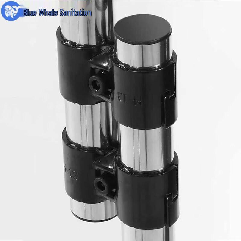 Floor-Standing Mobile Mop and Broom Holder