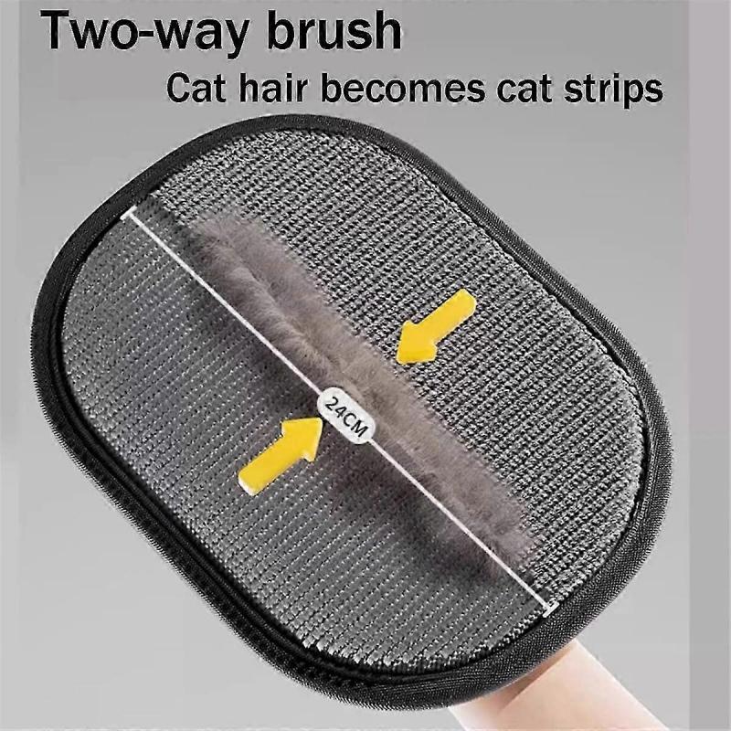 Pet Hair Remover Glove, Static Removal Gloves for Pet Hair, Reusable Double Sided Electrostatic Pet 