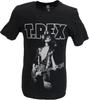Unisexs Black Official T Rex Bolan Glam T Shirt