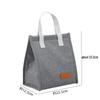 Cationic Tote Lunch Bag with Thickened Foil Insulation for Office or School Meals