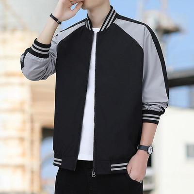 Autumn and Winter New Simple Solid Color Baseball Jersey Men's Trendy Brand Loose Casual Jacket Men's Jacket