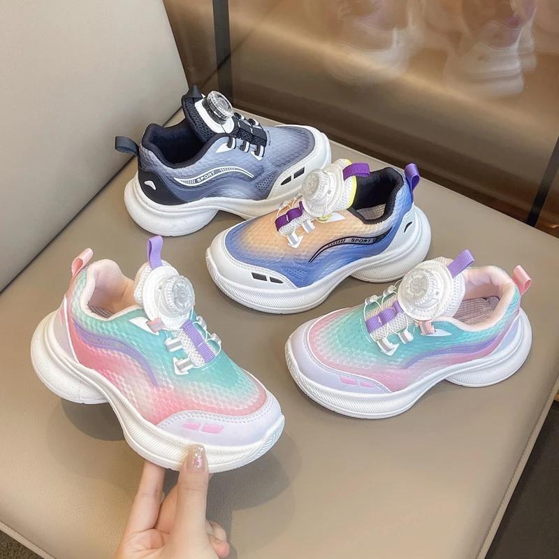 2025 New Summer Kids Footwear Lightweight Sneakers for Girls Boys School Sports Shoes Outdoor Play Running Sneakers Cool Colors