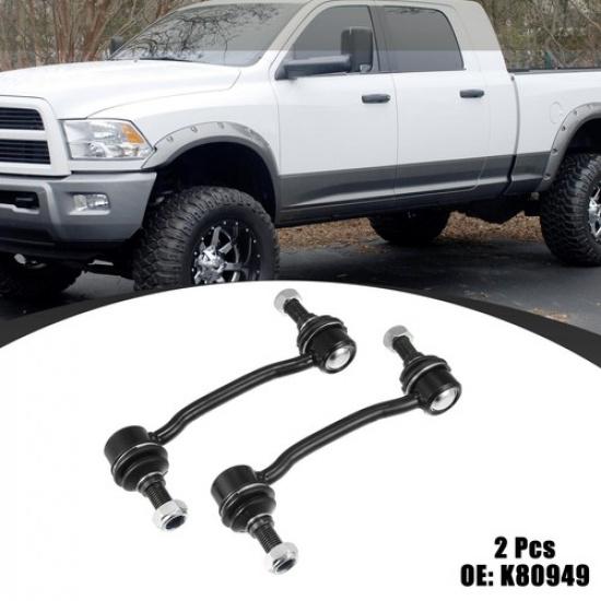 2pc Front Sway Bar Links K80949 Stabilizer Link Kit Black for Hyundai Azera