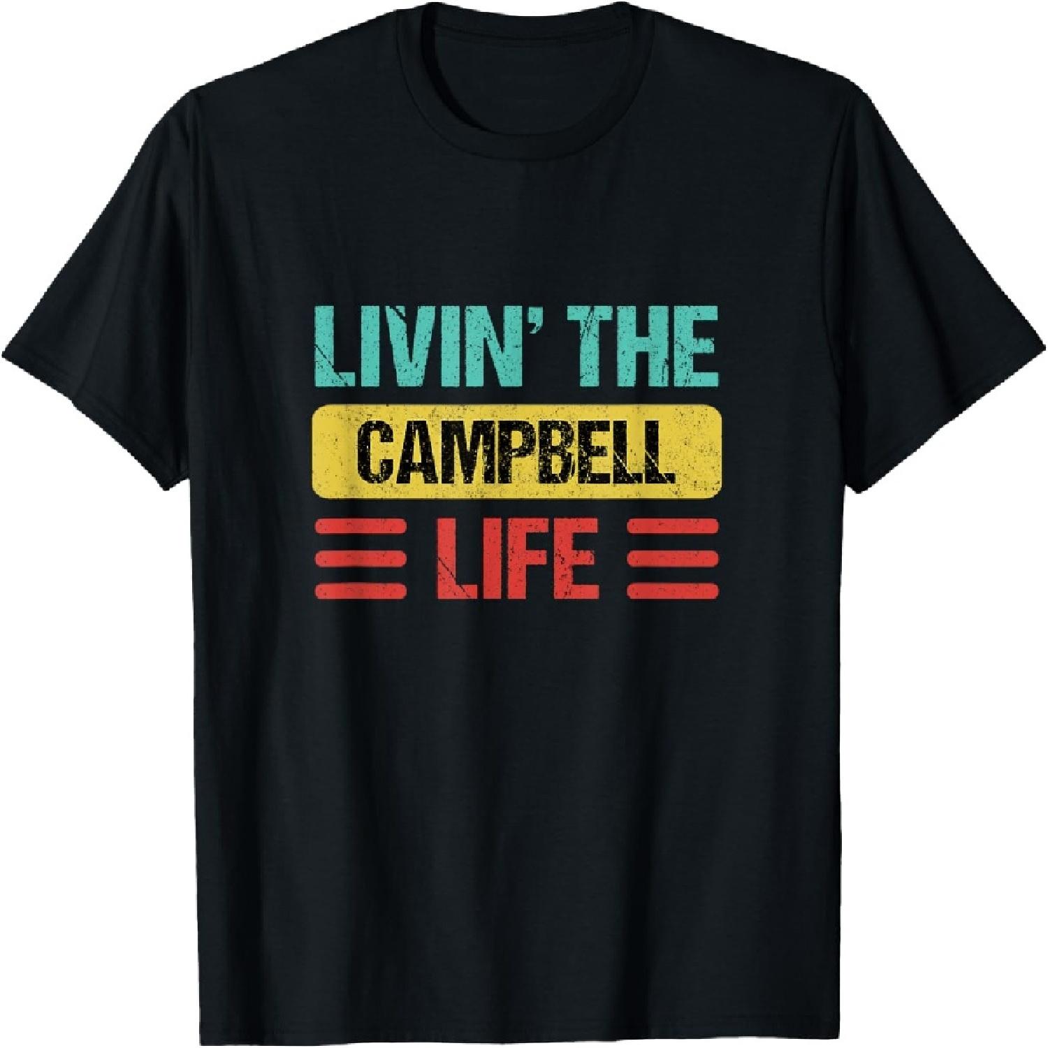 Campbell Name T-Shirt XXXXXL чёрный