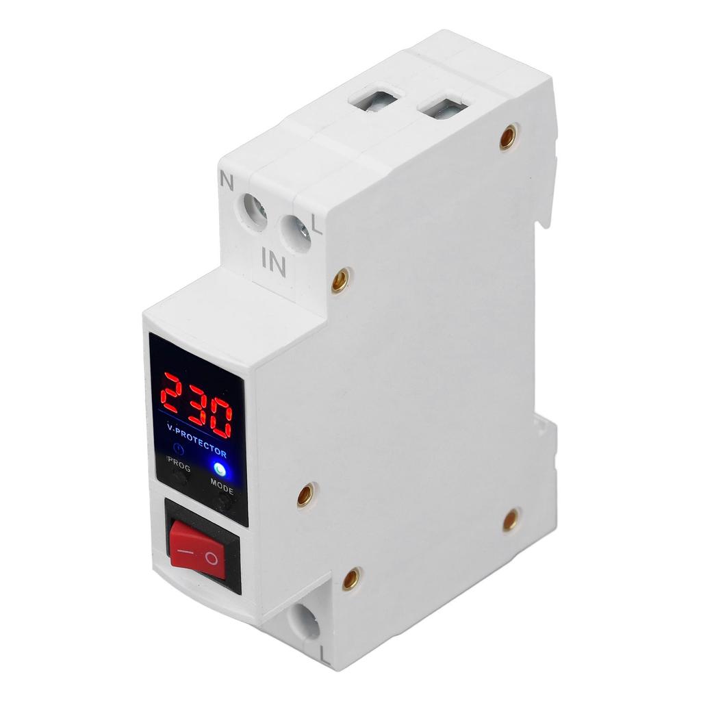 Single Phase Self Recovery Voltage Protector Over Under Voltage Protective Device Automatic Reset