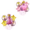 10ks Dekorace na narozeninovou oslavu princezny Peach Hra Téma pro dětskou párty