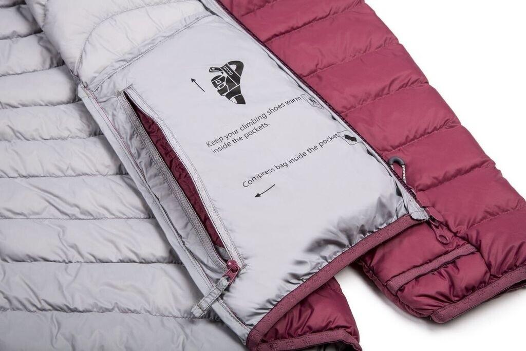 Куртка Ocun Tsunami Eco пуховик красный серебристый