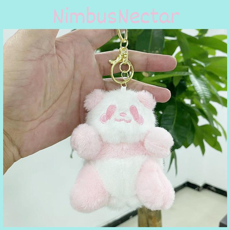 Adorable Soft Panda Plush Pendant Toy Ideal For Backpacks And Keychains Gifts