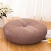 40-70cm Round Cushion Linen Cotton Seat Pad Thick Washable Cushion Meditation Mat Modern Sofa Pillow Tatami Chair Back Cushion