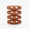 50pcs 2 Holes Design Olive Shape Buttons Reusable Wooden Sewing Buttons  For DIY Crafts