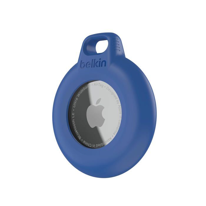 Étui pour airtag - belkin - airtag - étanche ipx8 - durable - porte-clés inclus