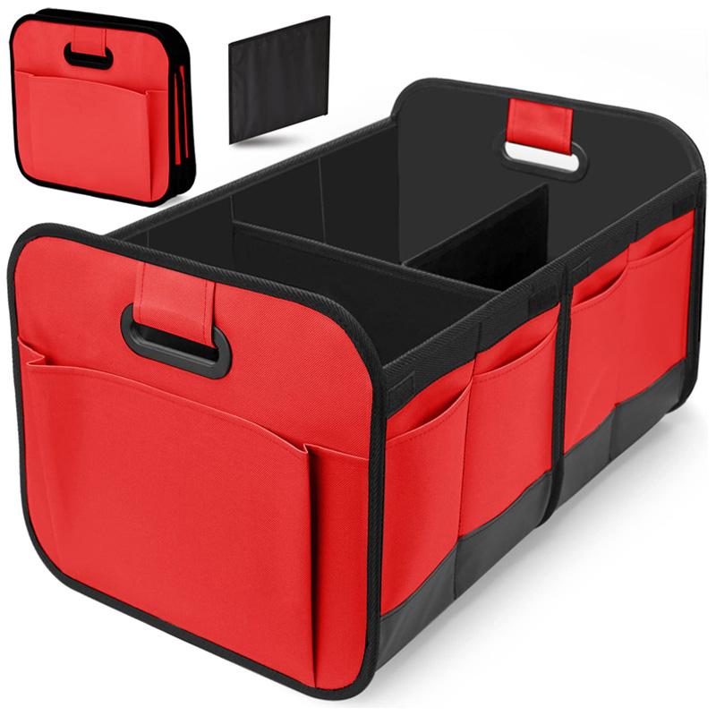 Large Car Trunk Organizer for Storage Reinforced Handles Foldable Organizer for Car Trunk Waterproof Oxford Organizer Bag