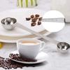 Rustless Steel Double Spoon Double End Coffee Scoop Multi Spec Seasoning Spoon  Cafe Bar
