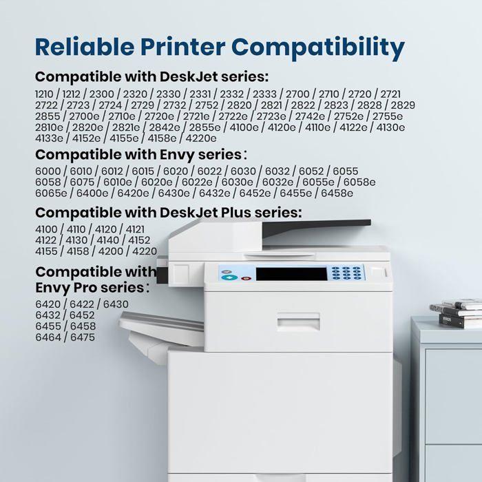 Ink Cartridges - 305XL - Black and Color - Compatible with HP DeskJet and Envy - Yield 650/430 Pages