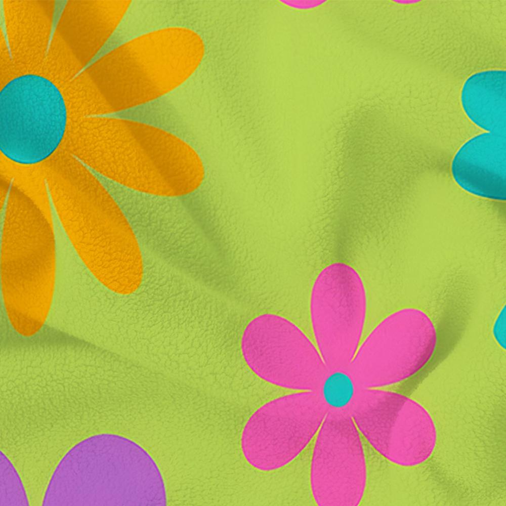Bright Magenta Dot Soft Flannel Blanket Breathable Warm Throw for Office Car Sofa Kids Room Birthday Xmas Gift