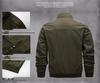 Men's 2023 Spring Casual Cotton Military Jacket - Loose Fit Plus Size Workwear Coat