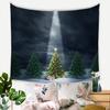 Christmas Tree Tapestry Full of Colorful Balls, Bedroom and Living Room Background Hanging Cloth