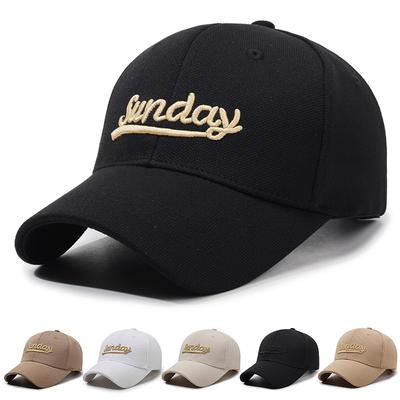 Spring Autumn Baseball Cap Sunshade Cap Embroidered Letter Cap for Men Women