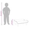 Kids  Sofa Dark Grey 70 X 40 X 24 Cm Velvet
