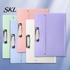 Wear-resistant File Holder Folder for A3 Size Paper, Document Organizer with Metal Plastic Clip, Solid Color Clipboard Home School Office Supplies