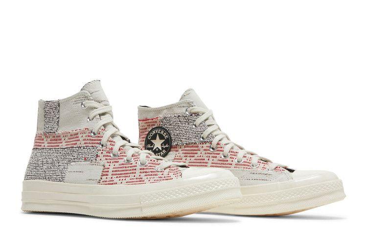 Men's Sneakers Converse Chuck Taylor All Star 70 Hi Patchwork Twill Twill/Light Gray/Egret