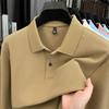 100% Pure Cotton High-quality Men's Long Sleeve Polo Shirt Autumn Fashion Simple Original Design Luxurious Golf T-shirt