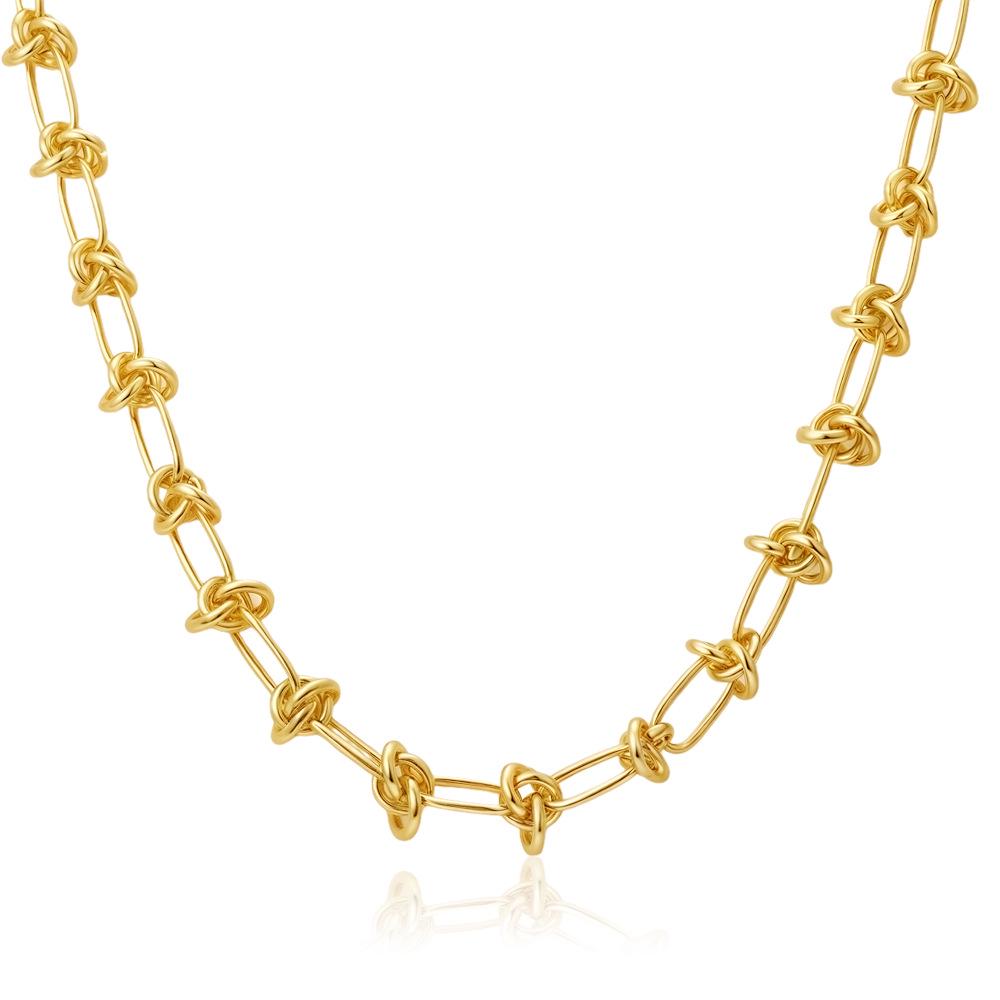 18K Gold Stainless Steel Versatile DIY Layering Necklace Chain