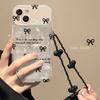 Applicable To Apple 11 Mobile Phone Case iPhone11/11promax Full Screen Bow Chain 11/11 Flip Mirror