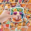 50 Capybara Doodle Stickers Suitcase Skateboard Car Decoration Stickers Waterproof Creative Animal Cartoon Stickers