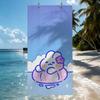 Cute Mongmong Rabbit Cartoon Towel Quick Drying Beach Towels Are Suitable For Swimming Pools Camping Yoga And The Gym