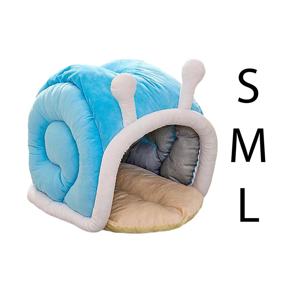 Pet Cat Bed Kitten Cave Unique Non Slip Bottom Playing for Indoor Cats Lightweight Winter Bed Puppy Kennel Cat House