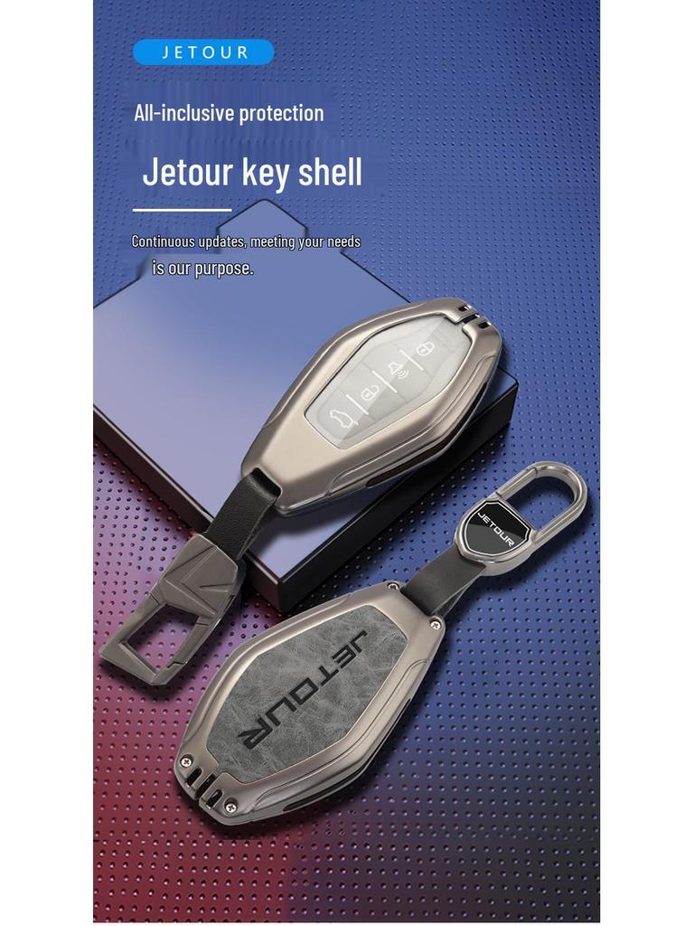 Jetour X70/X90 Plus Key Case: Full-Cover Car Bag for X70 Coupe