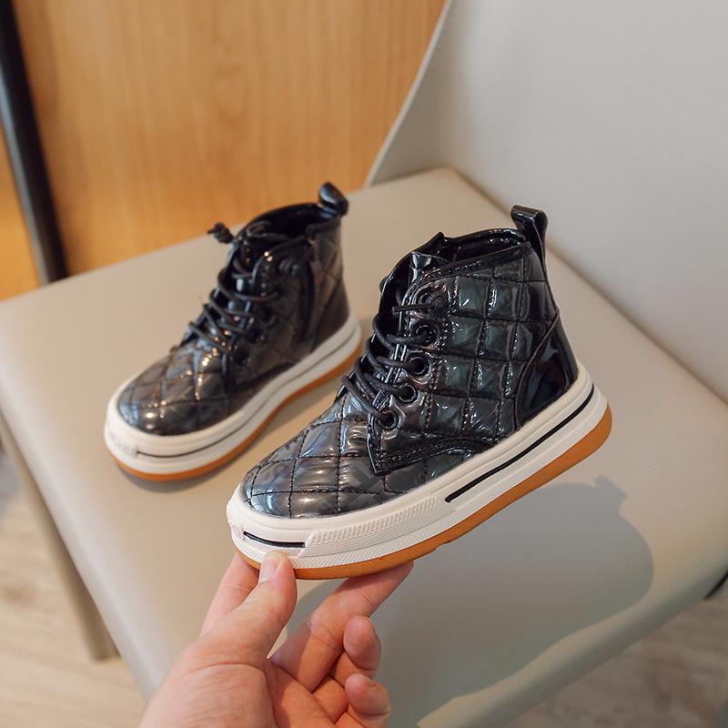 New Spring  Children's Velvet Leather Boots