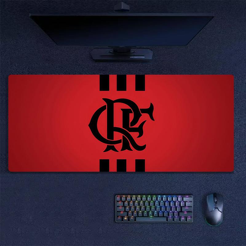 Flamengo Print  Cushion Non-slip Laptop Tablet Big Mousepad XXL Mat Mini PC Playmat With Lock edge