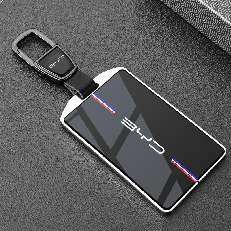 Applicable To 2025 BYD Xia Key Set DMi Excellent Beyond Car Metal Buckle Card Case Decoration