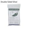 Gold/Silver Emergency And Survival Foil Thermal Space Blanket Camping Blankets For Outdoors Hiking Marathons All Weather Conditi