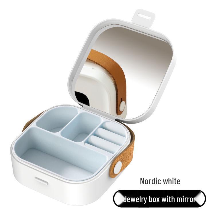 

Компактная многофункциональная коробка для хранения ювелирных изделий и губной помады