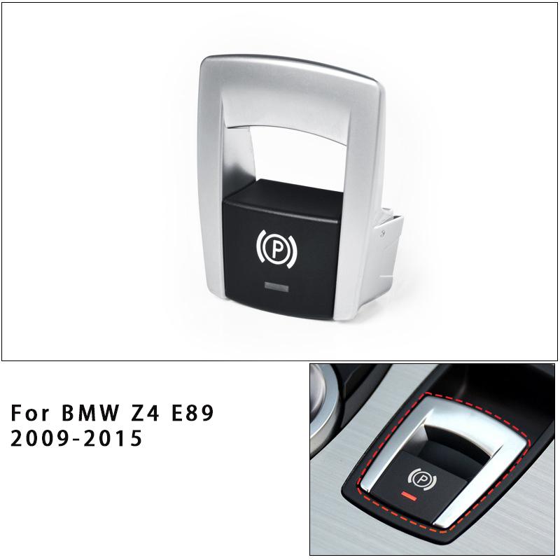 For BMW Z4 Electronic Handbrake Switch Button E89 Center Console Handbrake P Button Cover Parking Switch Button 2009-2015
