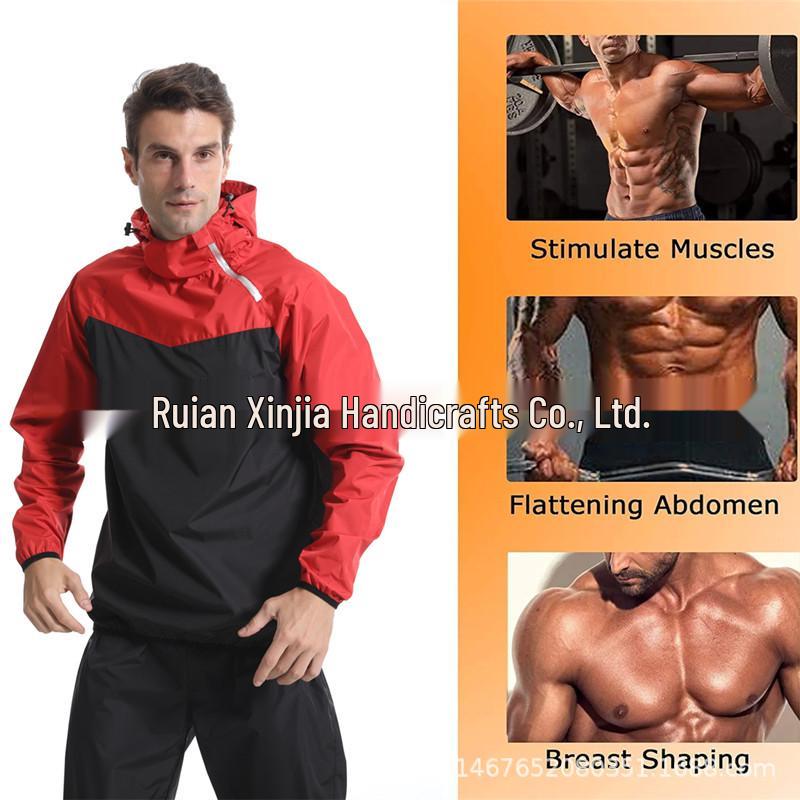 Plus Size Hooded Sauna Suit for Running & Yoga - Accelerates Sweating & Fat Burning