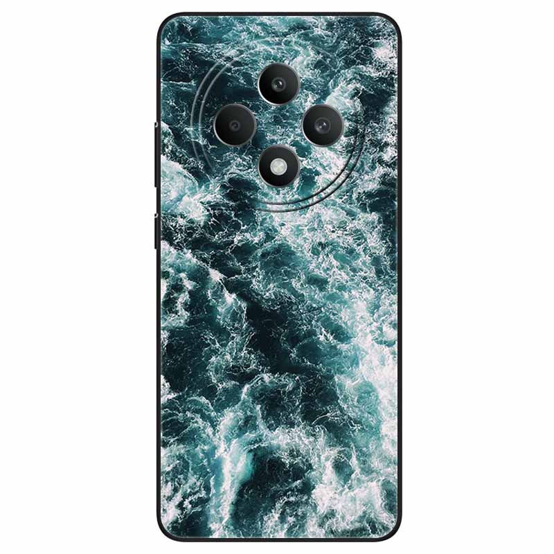 For OPPO Reno 12F 5G Case Cool Black Soft Silicone Cover for Oppo Reno12 FS Cartoon TPU Shell On Reno12 F Protective Funda Capas