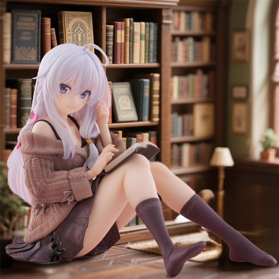 THE JOURNRY OF ELAINA Anime Figure Elaina Action Figures Desktop Cute Decorations Simple Style Kawaii Girl Japanese Dolls 10cm