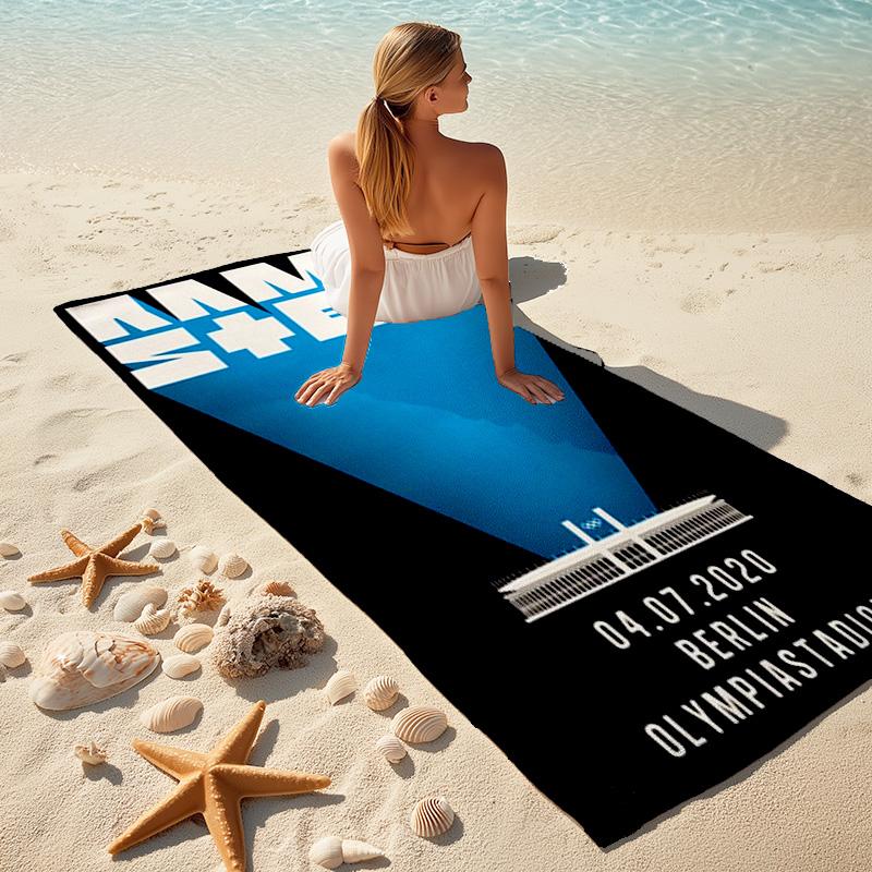 Till Lindemann, Lead Singer of the German Heavy Metal Rock Band Rammstein, Outdoor Camping Vacation Swimming Beach Scarf Decorative Blanket F15