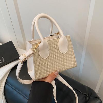 Summer New Bag Women's Fashion Simple Shoulder Bag Portable Small Square Bag Women's Bag Casual Commuter Messenger Bag