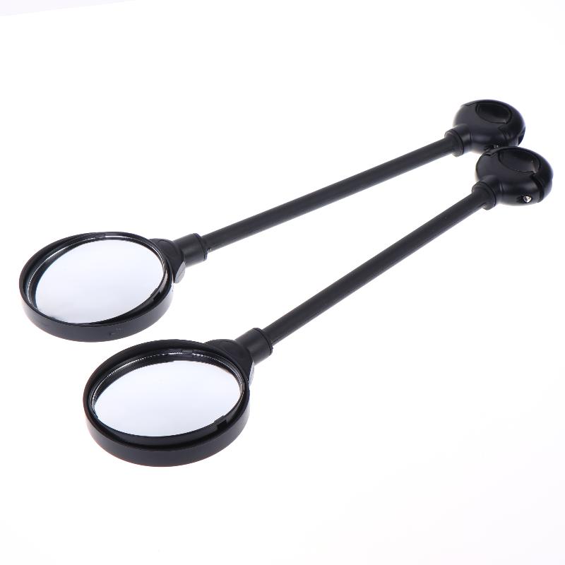 1/2Pcs Rearview Handlebar Mirrors Rotatable For Mountain Road Bike Motorcycle Bendable Hose Adjustable Rearview Mirror