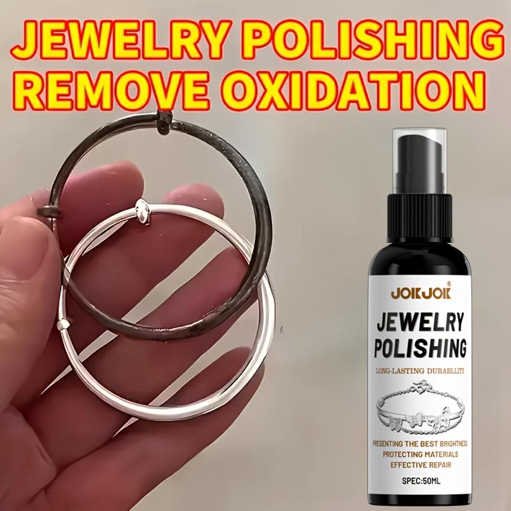 [Pro Polishing Spray] Pro Jewelry Polishing Spray | Tarnish & Oxidation Remover, Shine Enhancing Polish for Silvery, white Golde