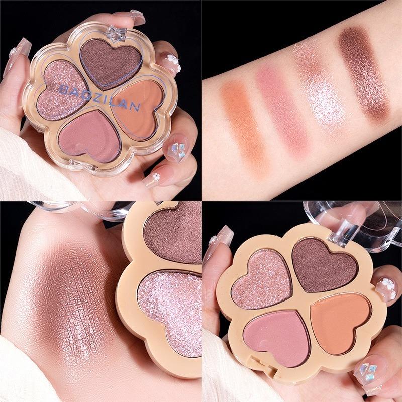 Children's Day Large Sequins Four-color Children's Eyeshadow Party Dance Stage Makeup Fine Sequins 4-color Eyeshadow Disc