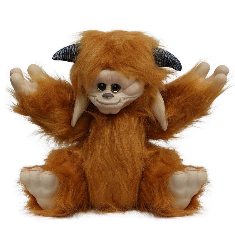Halloween Plush Monkey Baby Cosplay Toy Decoration Soft And Funny Stuffed Animal Figure