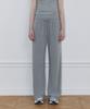 LADY VOLUME Lea Ribbed Pants (Grey)