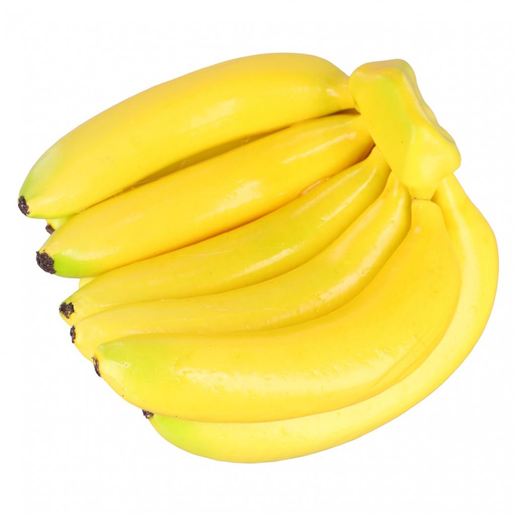 Lifelike Banana Bunch Artificial Plastic Fake Fruits Decor Prop Party Decor
