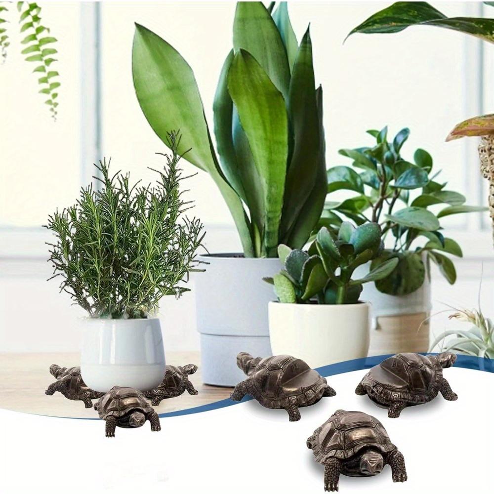 3Pcs Turtle Resin Pot Feet – Decorative Plant Stand Risers for Indoor/Outdoor Flower Pots, Durable & Weatherproof Planter Supports (Turtle Design)